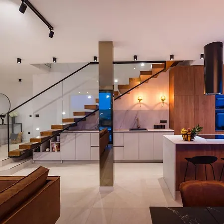 Luxury Spectrum Pool 32m2 Sauna Villa Posedarje